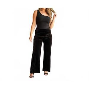 NEW JULIA ROSE regina wide leg pants in black